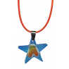 Collier lettre étoile